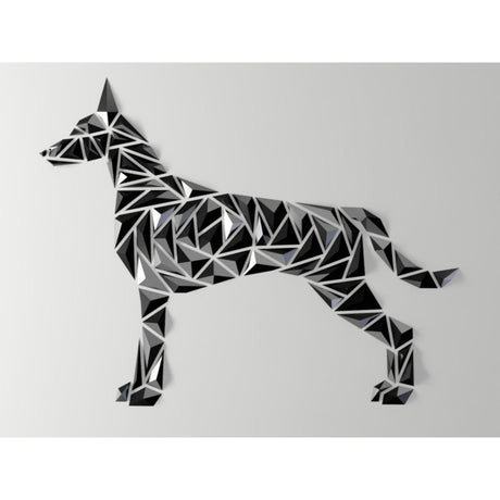 DGEmily Geometric Malinois Wall Art | Home Decor | Gift Idea | Polygon | Wall Decor | Custom sizes! | Any Color! | Material Types! - LV3DPrinting