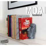 3D Shook Moai Bookend | Home - Office | Housewarming Gift | Customizable Colors- 3D Printed - LV3DPrinting