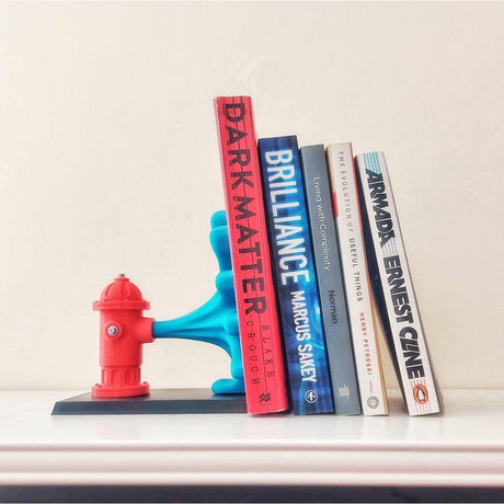 EYF Design E Fire Hydrant Bookend | Home - Office | Housewarming Gift | Customizable Colors- 3D Printed - LV3DPrinting