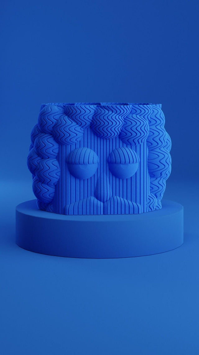 Kowafat Frank Vase – Playful Sculptural Decor for Dining Table, Living Room and Bedroom | Modern Art Vase and Desk Organizer - LV3DPrinting