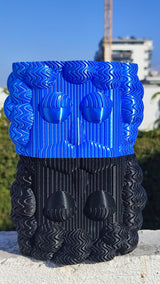 Kowafat Frank Vase – Playful Sculptural Decor for Dining Table, Living Room and Bedroom | Modern Art Vase and Desk Organizer - LV3DPrinting