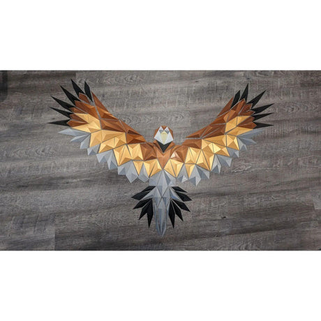 DGEmily Eagle Wall Art | Home Decor | Gift Idea | Polygon | Wall Decor | Custom sizes! | Any Color! | Material Types! - LV3DPrinting