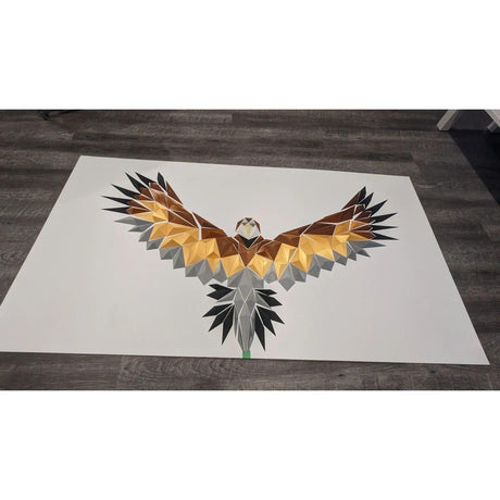 DGEmily Eagle Wall Art | Home Decor | Gift Idea | Polygon | Wall Decor | Custom sizes! | Any Color! | Material Types! - LV3DPrinting