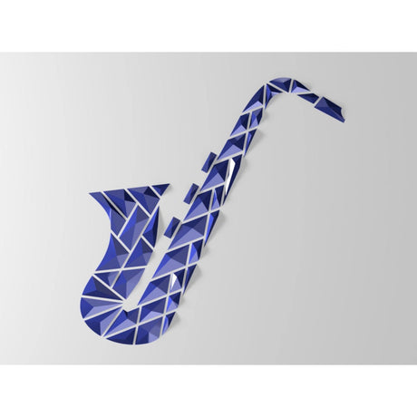 DGEmily Geometric Saxphone Wall Art | Home Decor | Gift Idea | Polygon | Wall Decor | Custom sizes! | Any Color! | Material Types! - LV3DPrinting