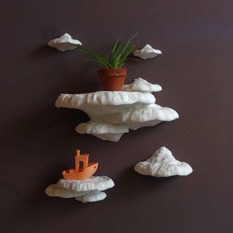 Gazzaladra Unique Wall Shelf Pinicula for Party, Living Room, Bedroom - LV3DPrinting
