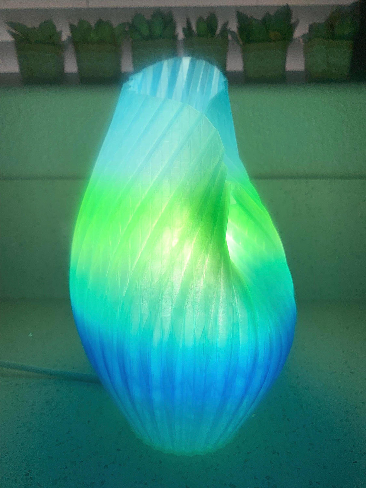 PAF3D FoldedInside Vase/Lamp Shade Decor for Dinner Table, Party, Living Room, Bedroom - LV3DPrinting