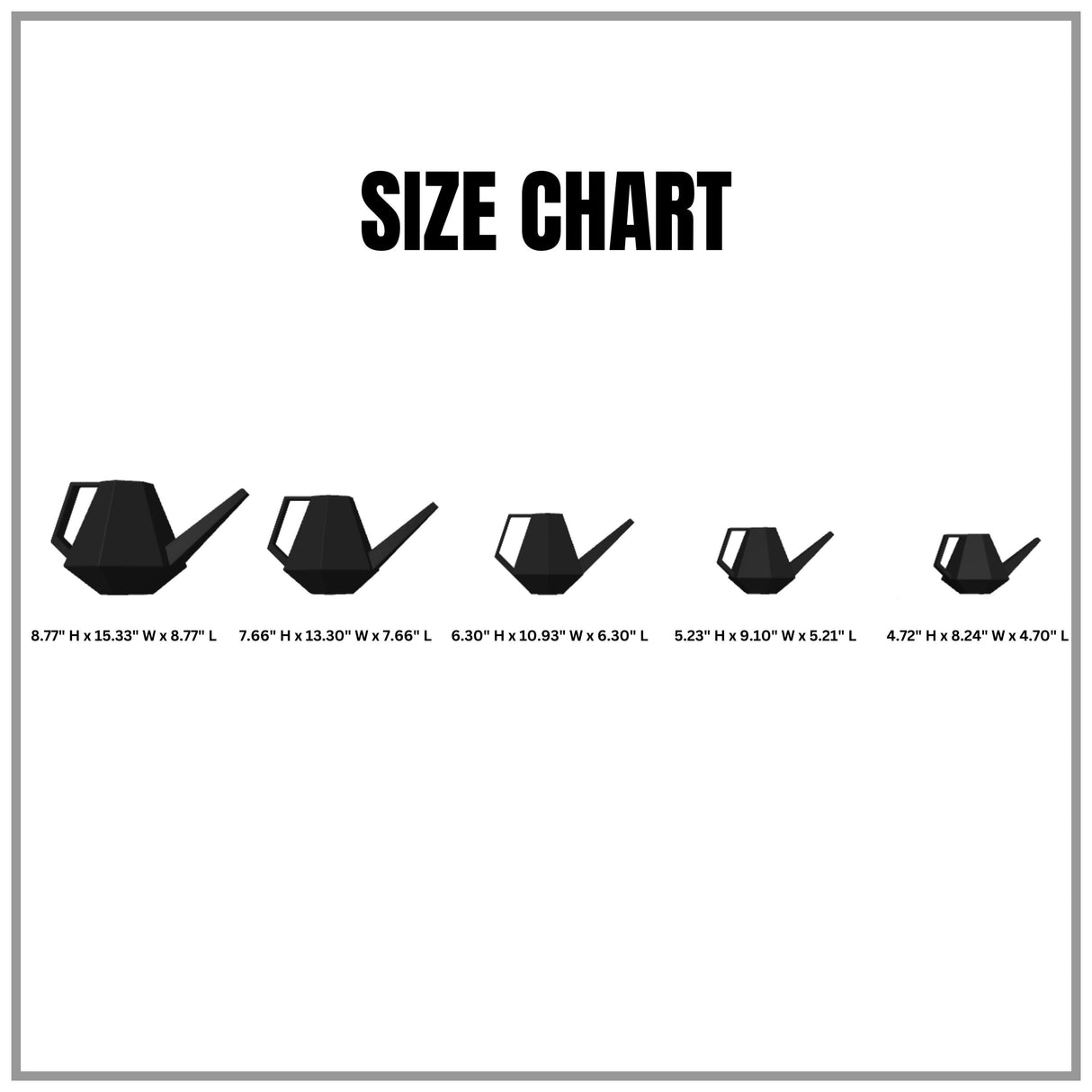 Gazzaladra Modern Indoor & Outdoor Watering Can, Gifts for Her, Garden Gifts, Garden Accessories, Gardening Gift - LV3DPrinting