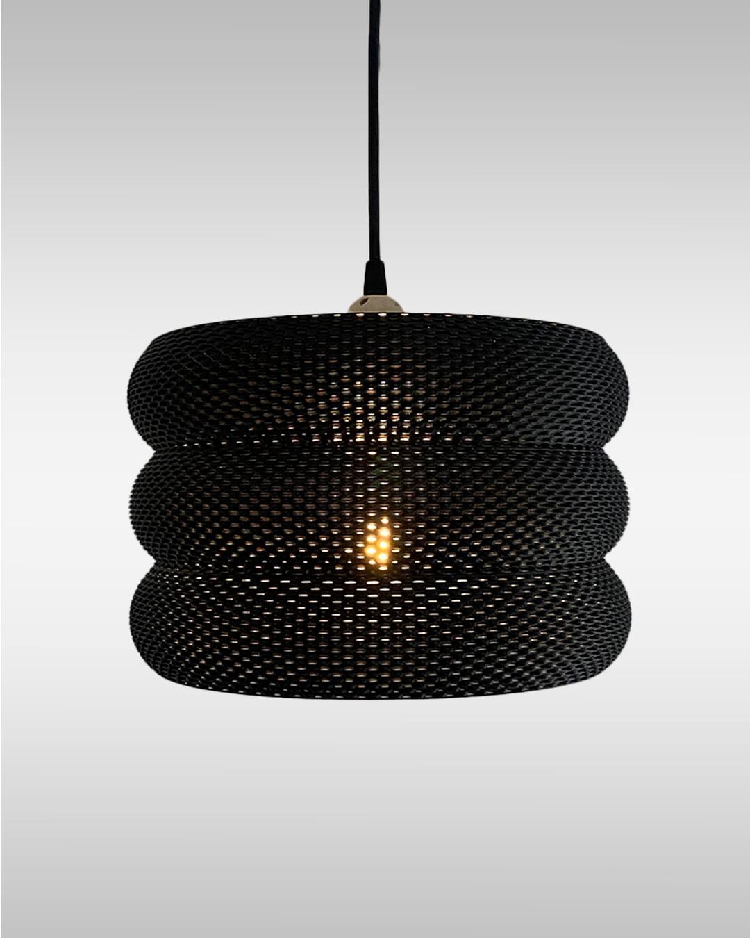 Lunfardo Mara Ripplemesh Lamp Shade | Home Decor | Gift Idea | Geometric | Pendant Lighting - LV3DPrinting