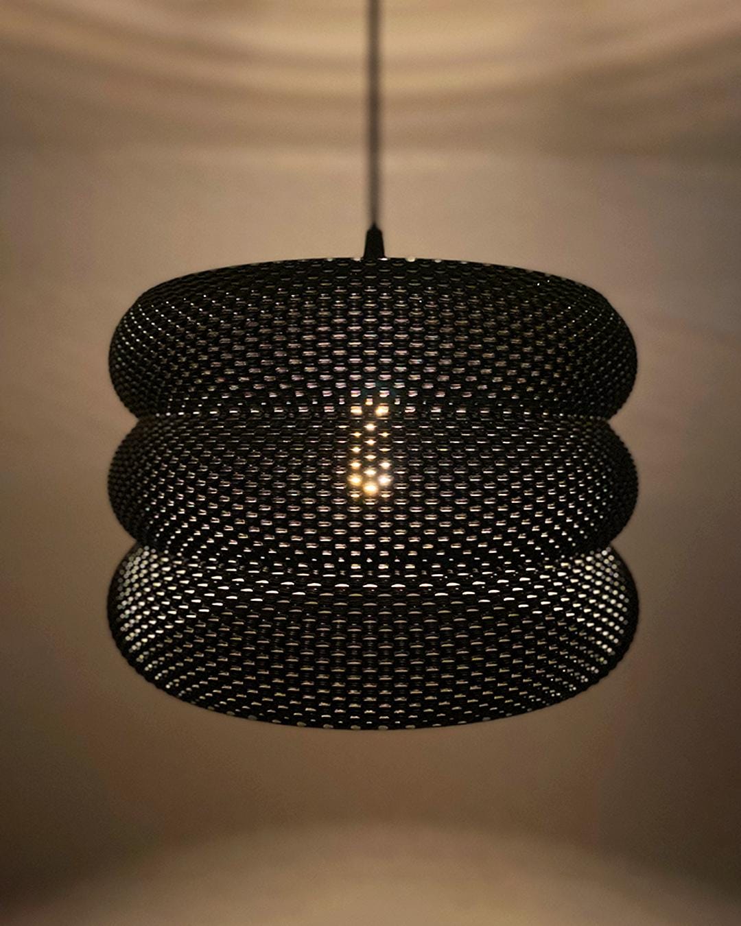 Lunfardo Mara Ripplemesh Lamp Shade | Home Decor | Gift Idea | Geometric | Pendant Lighting - LV3DPrinting