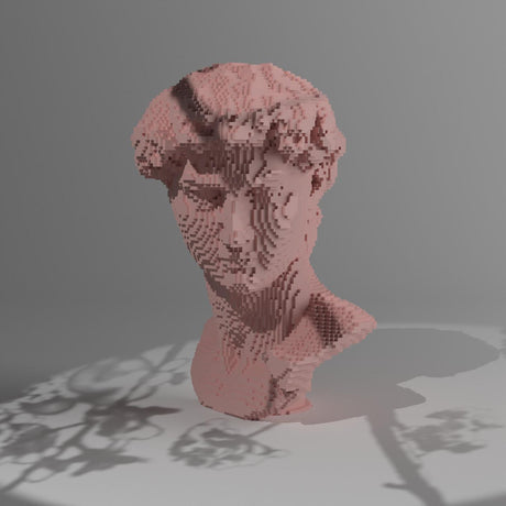 Collecticraft David Pixel  | Custom | Statue | Multiple Colors | Table decoration | Art & Artwork | ANY SIZE! - LV3DPrinting