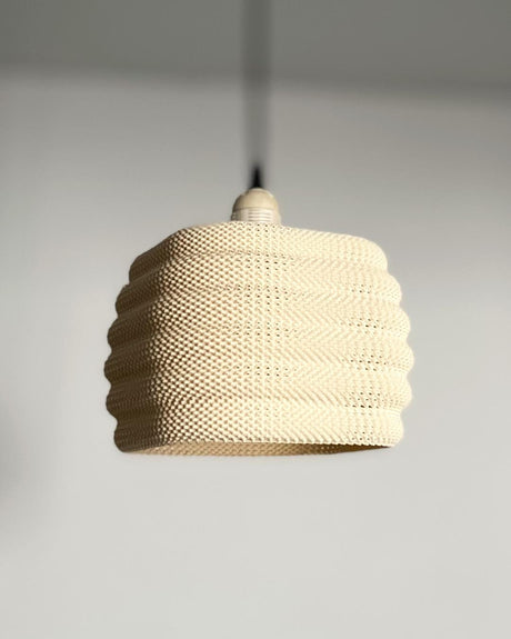 Daira Lamp Shade Ripple Mesh | Home Decor | Gift Idea | Geometric | Pendant Lighting - LV3DPrinting