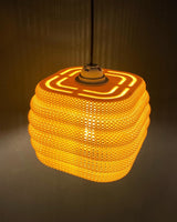 Daira Lamp Shade Ripple Mesh | Home Decor | Gift Idea | Geometric | Pendant Lighting - LV3DPrinting