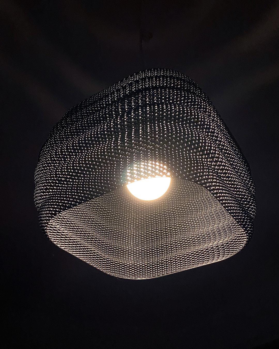 Daira Lamp Shade Ripple Mesh | Home Decor | Gift Idea | Geometric | Pendant Lighting - LV3DPrinting