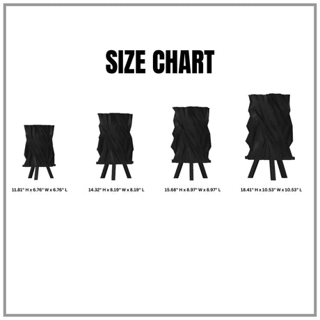 Creaserra Materia Negra Table Lamp | Home Decor | Cuved Lamp | Gift Ideas | Halloween Gift | Multiple Colors | Customizable - LV3DPrinting