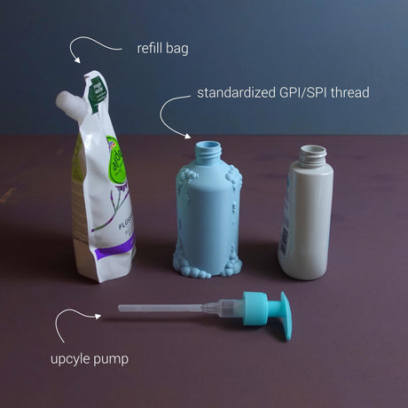 Gazzaladra Bubbles 3-Piece Bathroom Accessory Set | Soap Dispenser | Soap Dish | Toothbrush Holder | ANY COLOR! - LV3DPrinting