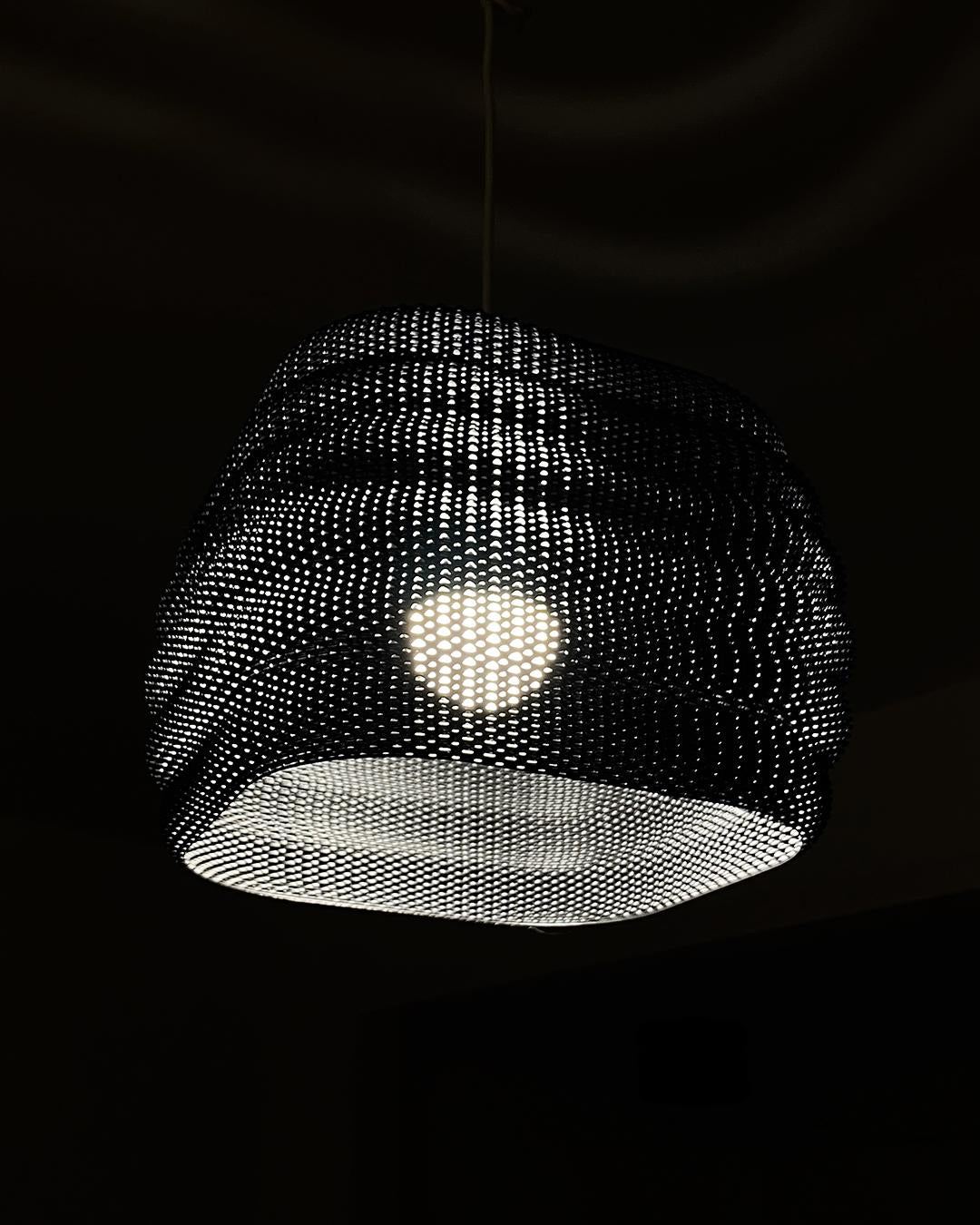 Daira Lamp Shade Ripple Mesh | Home Decor | Gift Idea | Geometric | Pendant Lighting - LV3DPrinting