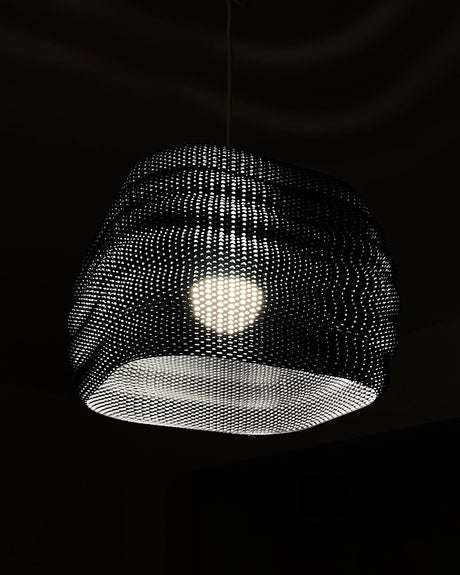 Daira Lamp Shade Ripple Mesh | Home Decor | Gift Idea | Geometric | Pendant Lighting - LV3DPrinting