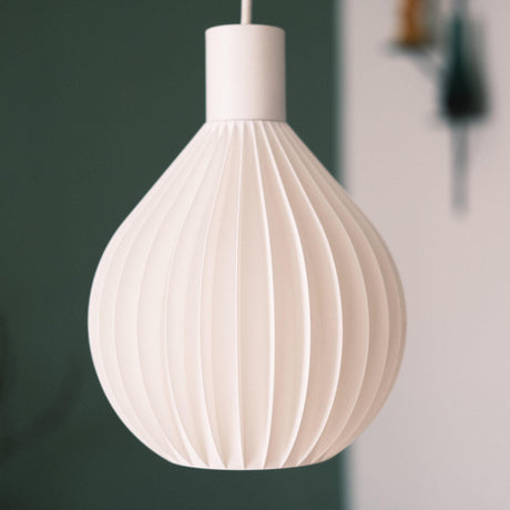 Martin Zampach Drop Line Lamp Shade | Home Decor | Gift Idea | Geometric | Pendant Lighting - LV3DPrinting