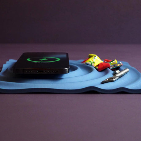 Gazzaladra Mag Safe Tray Water Drop l Decor | Phone Charger | Decorative Plate | Custom - LV3DPrinting