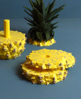Gazzaladra Pineapple Coasters | Housewarming Gift | Custom! | Mutliple Colors! | Personalized! - LV3DPrinting