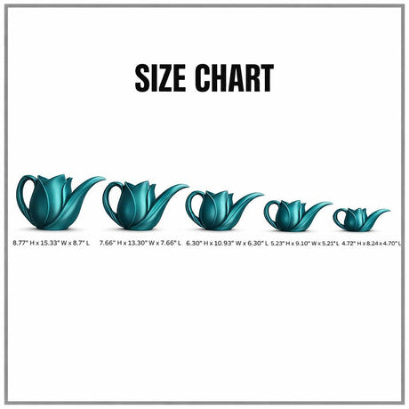 IN-House Floral Watering Can & Outdoor Watering Can, Gifts for Her, Garden Gifts, Garden Accessories, Gardening Gift - LV3DPrinting