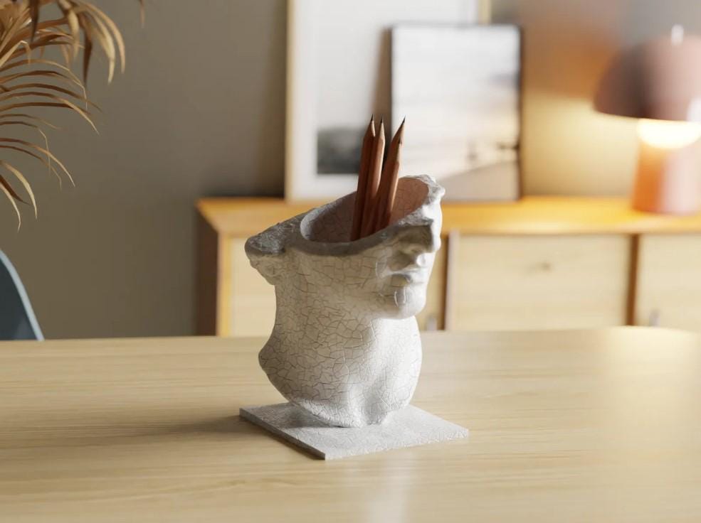 CollectiCraft Venus Elegance Sculptural Vase, Classical Goddess Bust Vase, Artistic Modern Home Decor - LV3DPrinting