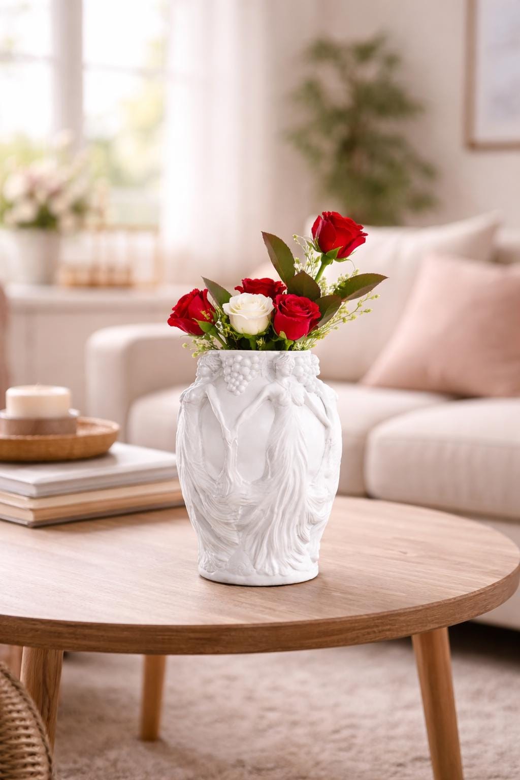 3D Shook Nouv Vase, Modern Sculptural Flower Vase, Designer Contemporary Home Decor - LV3DPrinting