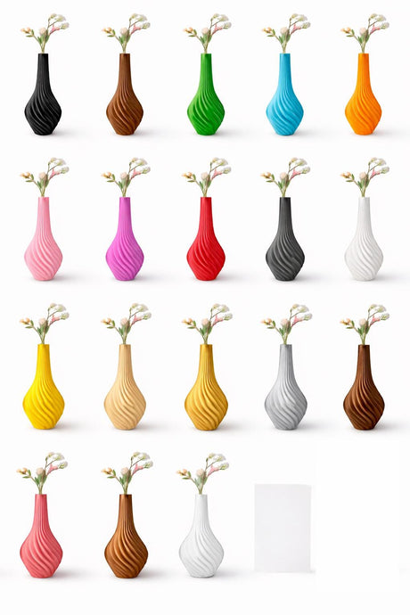 3D Shook Barbamama Twisted Vase Decor for Weddings, Dinner Table, Party, Living Room, Bedroom | Any Size and Any Color - LV3DPrinting