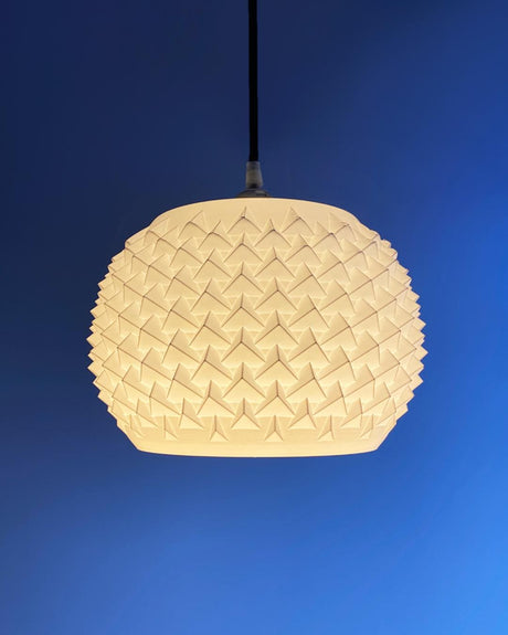 Pinn Pendant Lampshade – Modern 3D Printed Ceiling Light Shade for Dining Room, Living Room & Bedroom – Custom Colors - LV3DPrinting