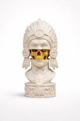 LV 3D Aztec-Inspired Abstract Head Sculpture | Modern Sculptural Bust | Custom Sizes & Colors - LV3DPrinting