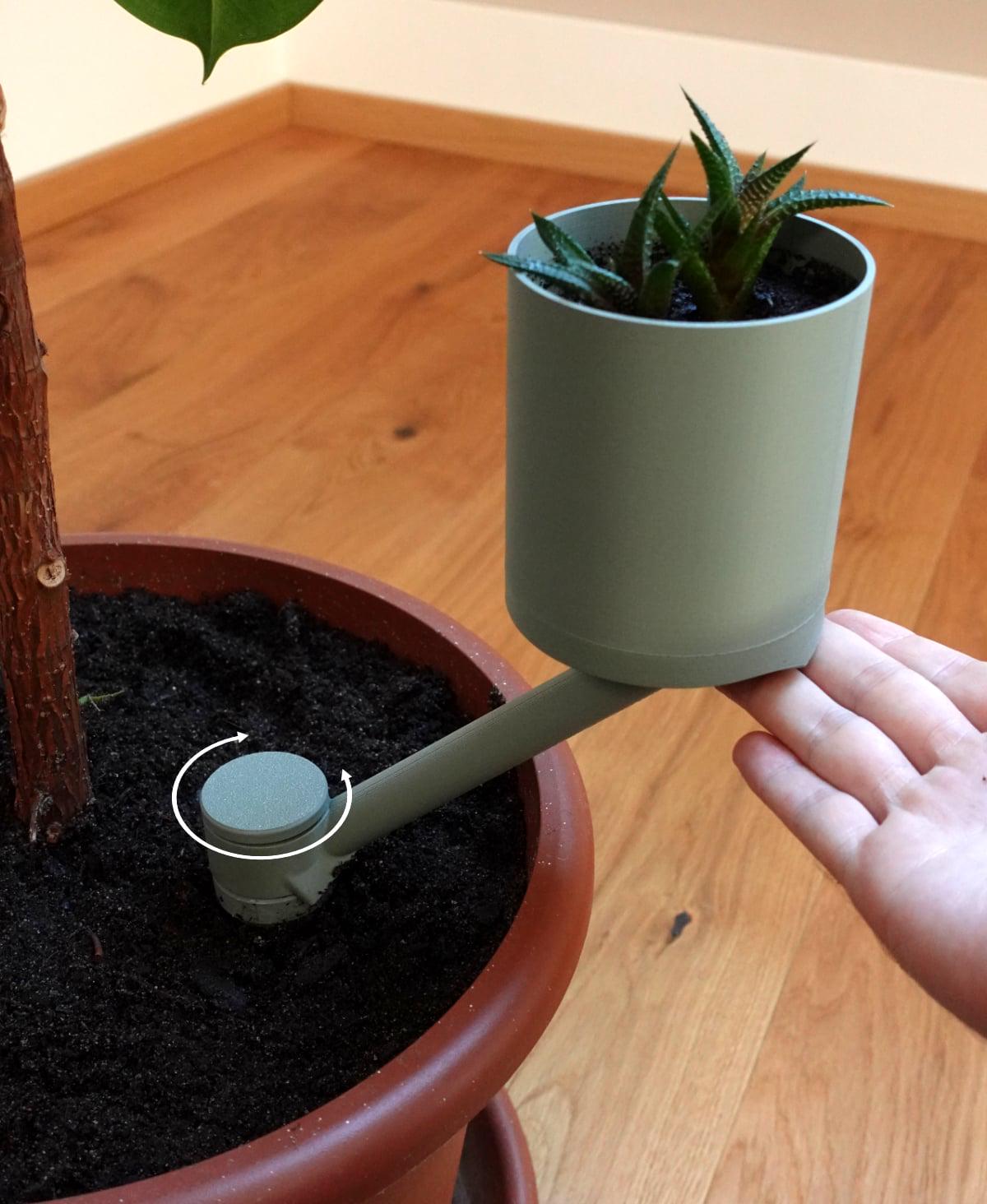 Gazzaladra Swivel Planter & Garden Planter Decor for Dinner Table, Party, Living Room, Bedroom - LV3DPrinting