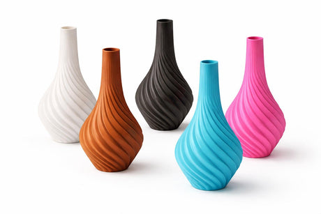 3D Shook Barbamama Twisted Vase Decor for Weddings, Dinner Table, Party, Living Room, Bedroom | Any Size and Any Color - LV3DPrinting