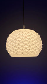 Pinn Pendant Lampshade – Modern 3D Printed Ceiling Light Shade for Dining Room, Living Room & Bedroom – Custom Colors - LV3DPrinting