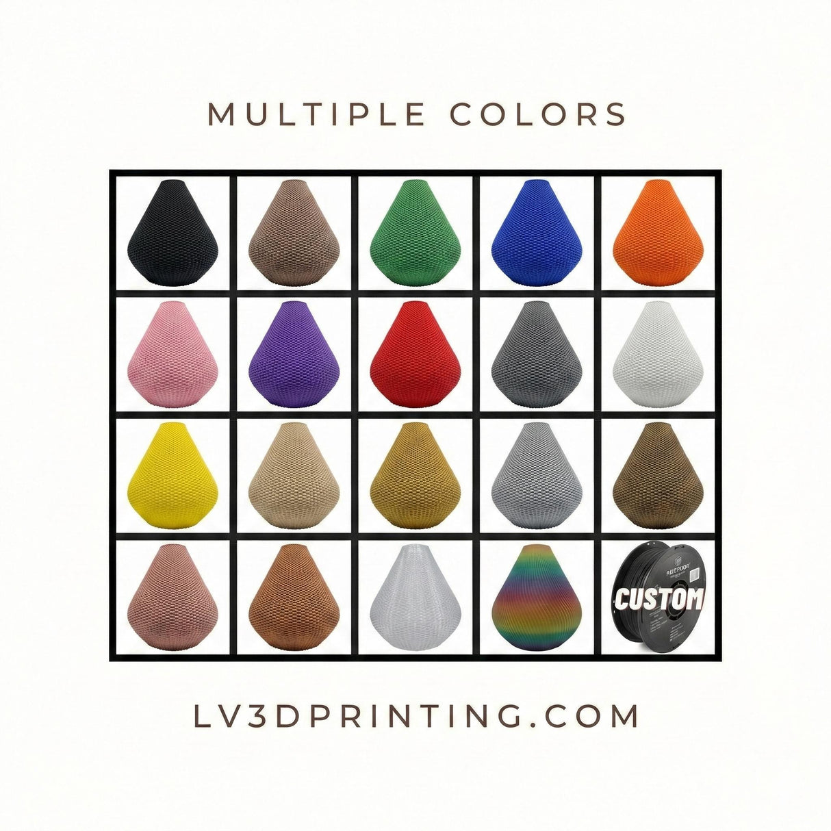 Lunfardo Aero Lamp Shade | Home Decor | Gift Idea | Geometric | Pendant Lighting - LV3DPrinting