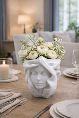 LV 3D Medusa Vase | Modern Classical Sculpture Flower Vase | Artistic Statue Planter | Mythology Home Decor | Custom Sizes Available - LV3DPrinting