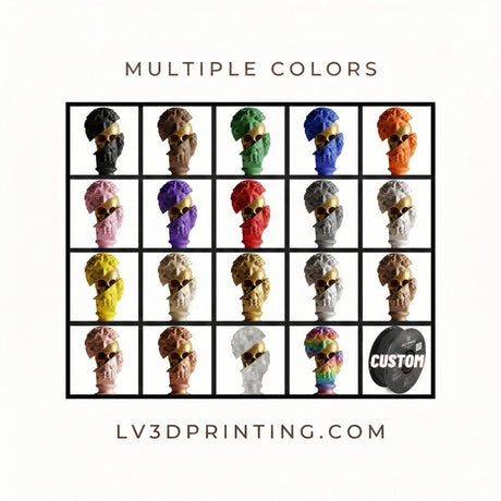 Collecticraft Zeus Head Sculpture | Custom | Statue | Multiple Colors | Table decoration | Art & Artwork | ANY SIZE! - LV3DPrinting