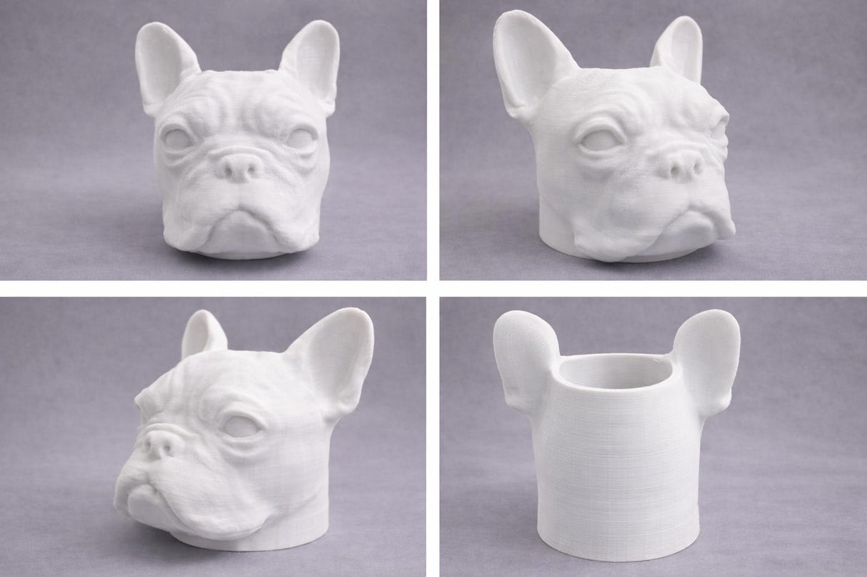 LV 3D Custom Pet Head Vase | Personalized Dog or Cat Planter | 3D Printed Pet Decor | Fun Animal Gift | Home Decor - LV3DPrinting