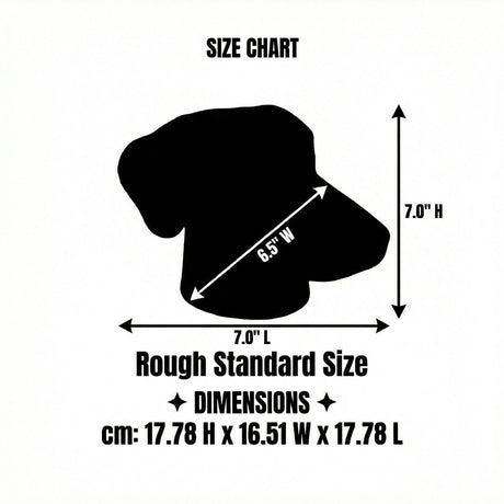 LV 3D Custom Pet Head Vase | Personalized Dog or Cat Planter | 3D Printed Pet Decor | Fun Animal Gift | Home Decor - LV3DPrinting