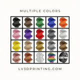 Lunfardo Victoria RippleMesh Pendant Lamp Shade | Twisted Ellipse Lighting | Modern 3D Printed Ceiling Light | Geometric Home Decor - LV3DPrinting