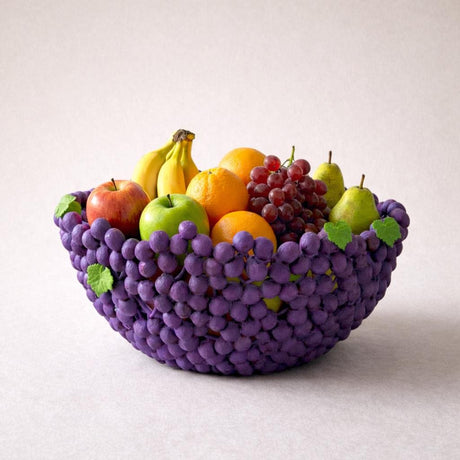 LV 3D Grape Bowl | Decor | Tableware | Decorative Fruit Bowl | Modern Centerpiece - LV3DPrinting