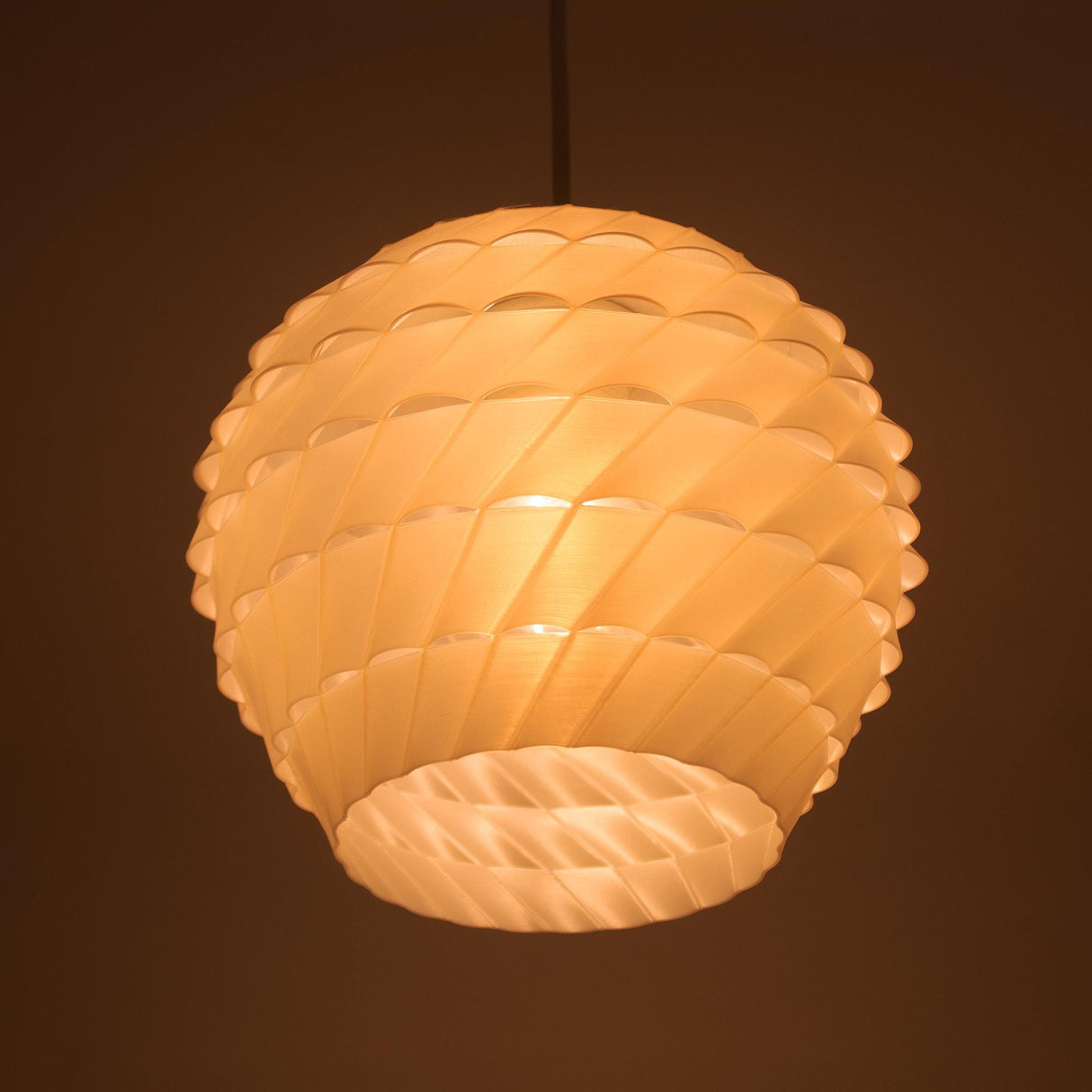 3DPPA Syko Geometric Lamp Shade | 3D Printed Pendant Light Cover | Modern E27 Lampshade | Ceiling Lighting Decor | Home Gift - LV3DPrinting