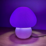 Lunfardo Jongo Table Lamp | Mushroom Lamp | RippleMesh Texture | Modern Home Decor | Geometric Lighting | 3D Printed Lamp | Gift Idea