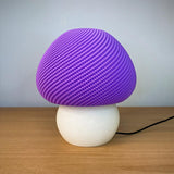 Lunfardo Jongo Table Lamp | Mushroom Lamp | RippleMesh Texture | Modern Home Decor | Geometric Lighting | 3D Printed Lamp | Gift Idea