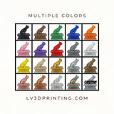 LV 3D Custom Dog Memorial Statue from Photo | Personalized Pet Loss Gift | Dog Urn with Ashes Drawer | Pet Remembrance Sculpture - LV3DPrinting