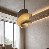 Lunfardo Victoria RippleMesh Pendant Lamp Shade | Twisted Ellipse Lighting | Modern 3D Printed Ceiling Light | Geometric Home Decor - LV3DPrinting