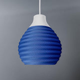 Lunfardo Cora Pendant Lamp Shade, RippleMesh Lampshade, Modern Pendant Lighting, 3D Printed Lamp, Geometric Ceiling Light Decor