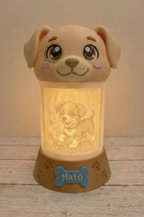 LV 3D Dog Memorial Night Light – Personalized Pet Remembrance Lamp | Custom Photo Lithophane | Pet Loss Gift | Sympathy Keepsake - LV3DPrinting