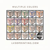 Custom Lithophane Light Box | Personalized Photo Lamp | 3D Printed Memorial Gift | Custom Picture Night Light | Keepsake Gift - LV3DPrinting