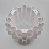 3DPPA Spherical Mesh Lamp Shade | Geometric Hexagon Pendant Light | Hypnotic Gradient Lighting | Modern 3D Printed Home Decor - LV3DPrinting