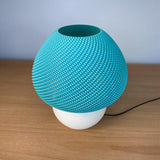 Lunfardo Jongo Table Lamp | Mushroom Lamp | RippleMesh Texture | Modern Home Decor | Geometric Lighting | 3D Printed Lamp | Gift Idea